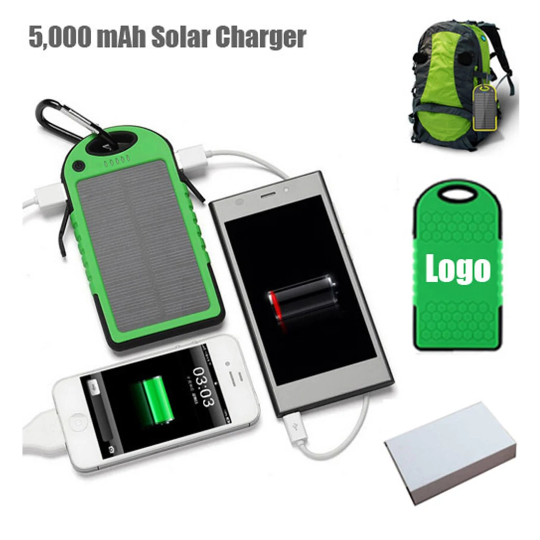 Original Manufacturer Promotional Item 5000mAh Solar Power Bank