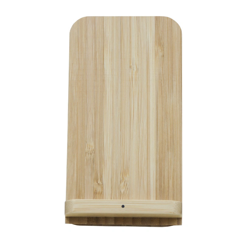 10W 7.5W 5W Patented Design Bamboo Wood Fast Charging Qi Wireless Charger