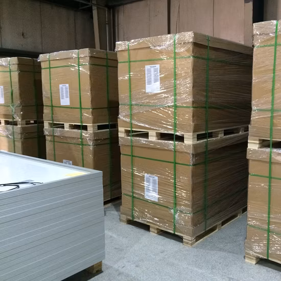 Módulo fotovoltaico de panel solar monocristalino de media celda de energía solar monocristalina mono de fábrica para sistema de energía solar