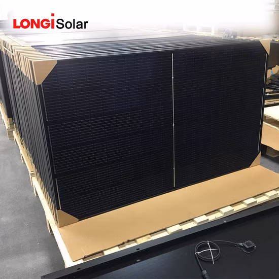 Longi Perc Mono Panel solar 400W 500W 600W 700W Fabricación Panel fotovoltaico Medio corte